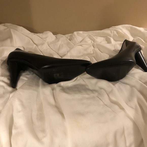 Acne black leather pump - Picture 4 of 7